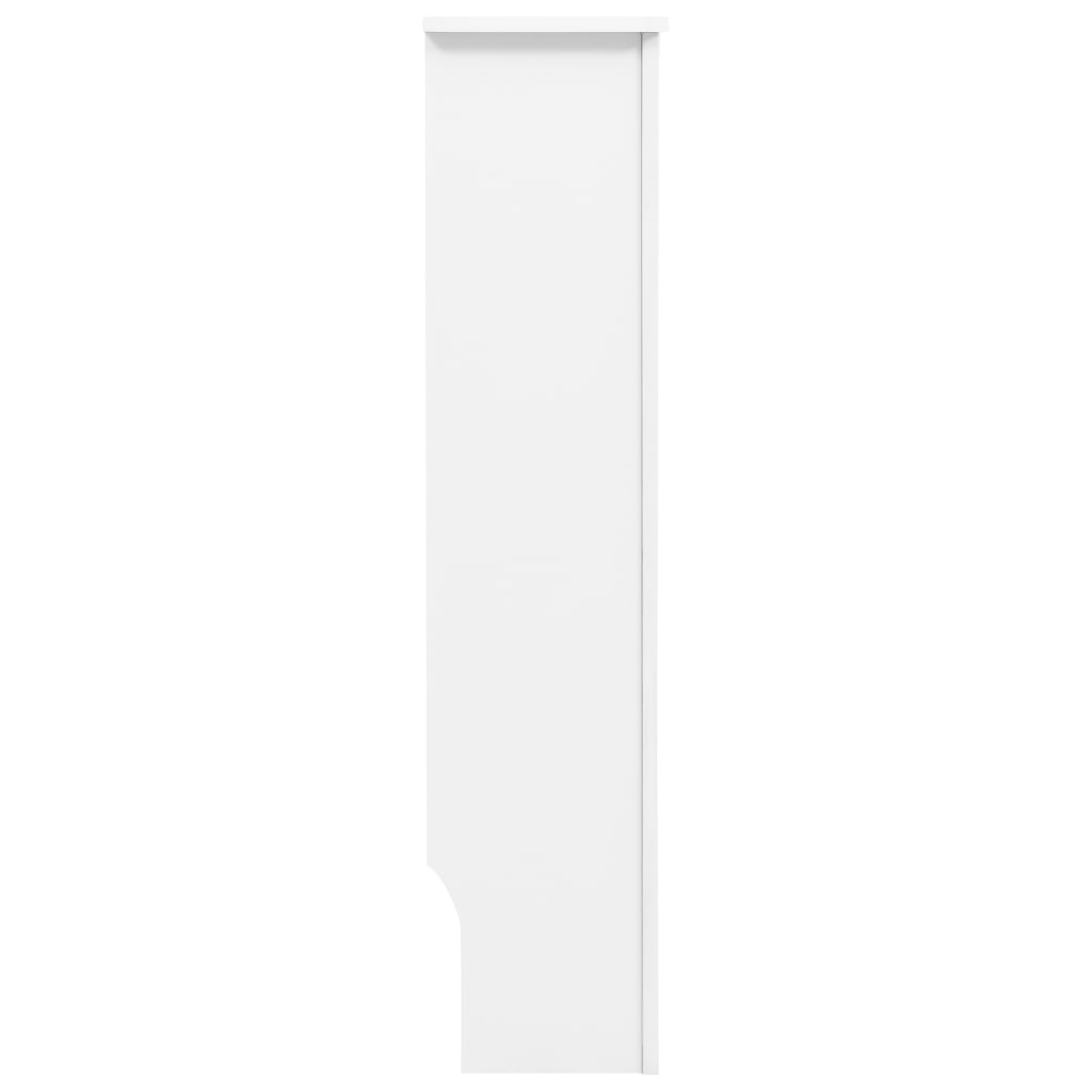 vidaXL Radiatorombouwen 2 st 152x19x81,5 cm MDF wit