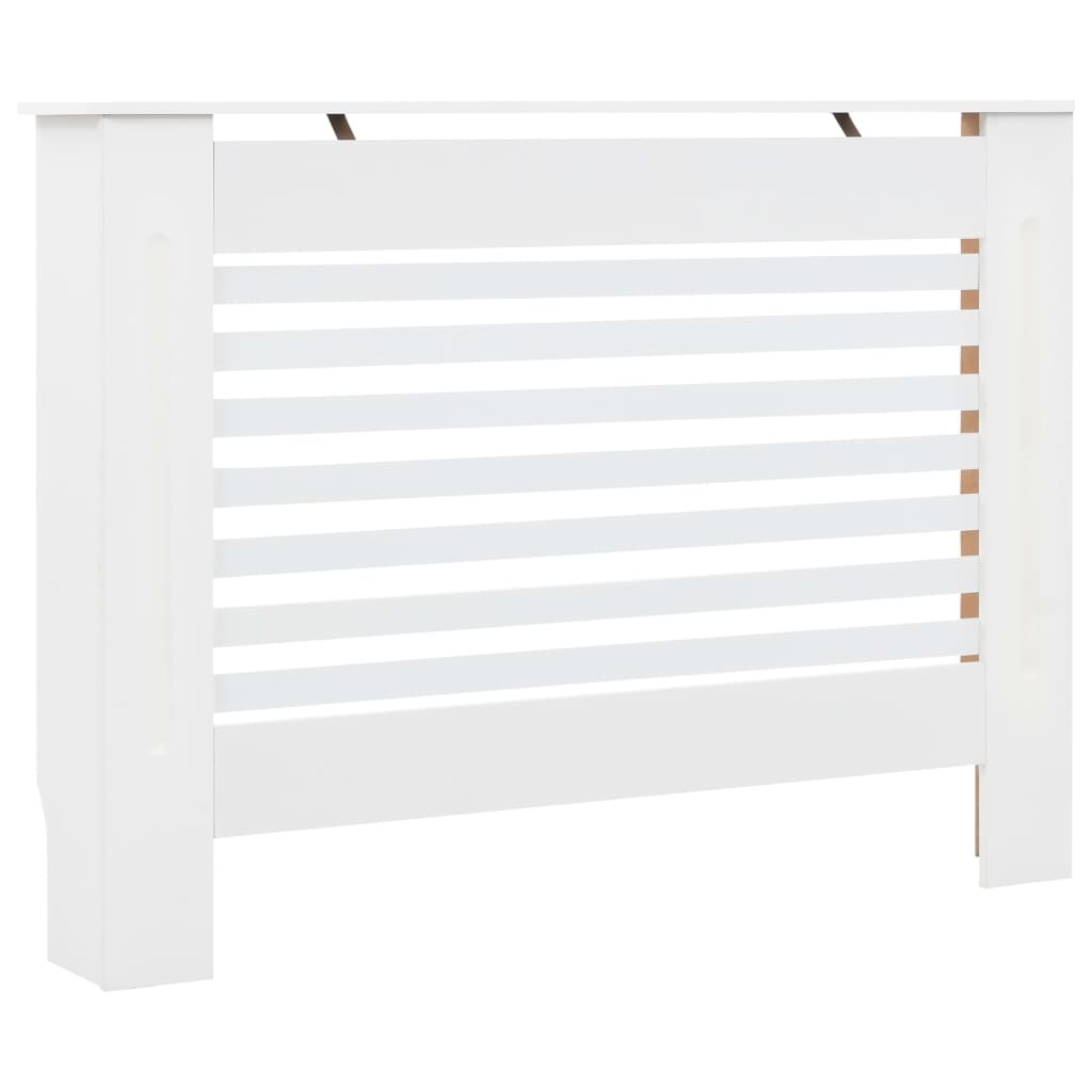 vidaXL Radiatorombouwen 2 st 112x19x81,5 cm MDF wit