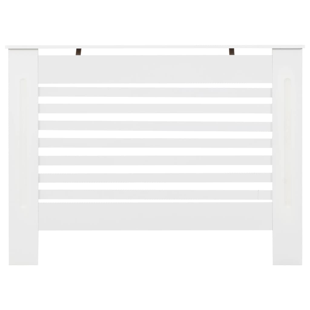 VidaXL Radiatorombouwen 2 st 112x19x81,5 cm MDF wit