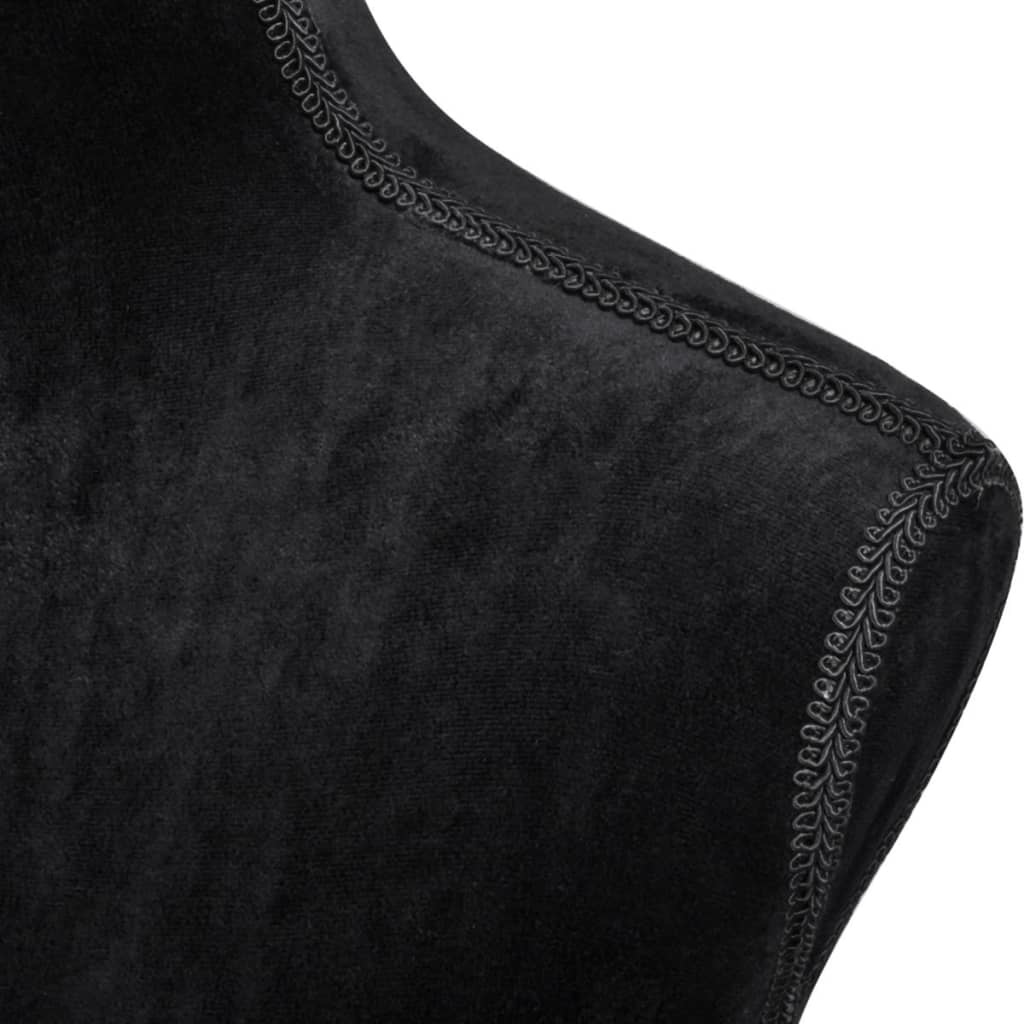 VidaXL Etalagepop torso vrouw zwart