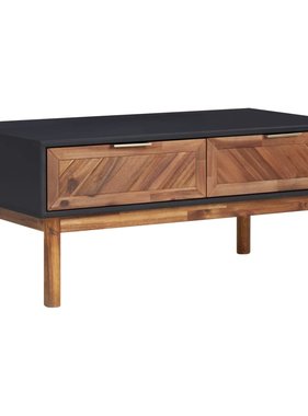 VidaXL Salontafel 90x50x40 cm massief acaciahout en MDF