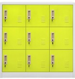 vidaXL Lockerkast 90x45x92,5 cm staal lichtgrijs en groen