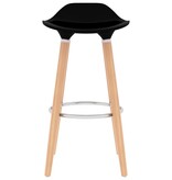 VidaXL Barstoelen 2 st zwart
