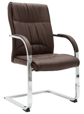 VidaXL Kantoorstoel kunstleer bruin