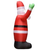 VidaXL Kerstman opblaasbaar met LED's IP44 4,5 m