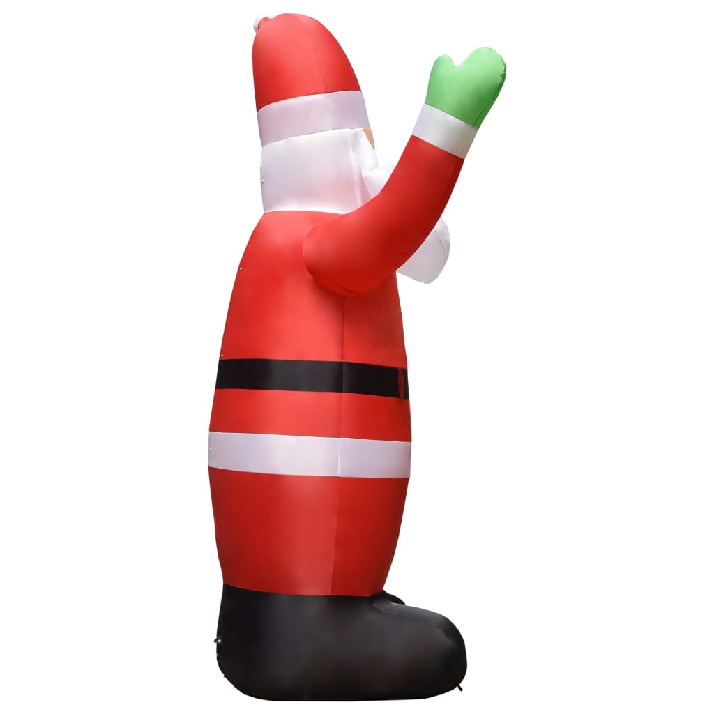 VidaXL Kerstman opblaasbaar met LED's IP44 4,5 m