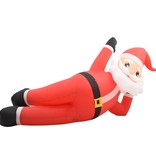VidaXL Kerstman opblaasbaar LED XXL IP44 360 cm rood