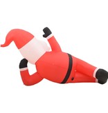 VidaXL Kerstman opblaasbaar LED XXL IP44 360 cm rood