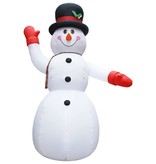 VidaXL Kerstsneeuwpop opblaasbaar met LED XXL IP44 600 cm