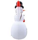 vidaXL Kerstsneeuwpop opblaasbaar met LED XXL IP44 600 cm