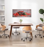 VidaXL Wandprintset paprika 150x60 cm canvas meerkleurig
