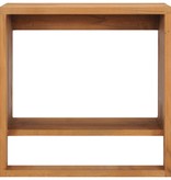 VidaXL Handdoekenrek wandmontage 35x20x35 cm massief teakhout