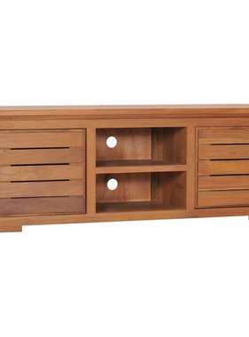 VidaXL Tv-meubel 110x30x40 cm massief teakhout