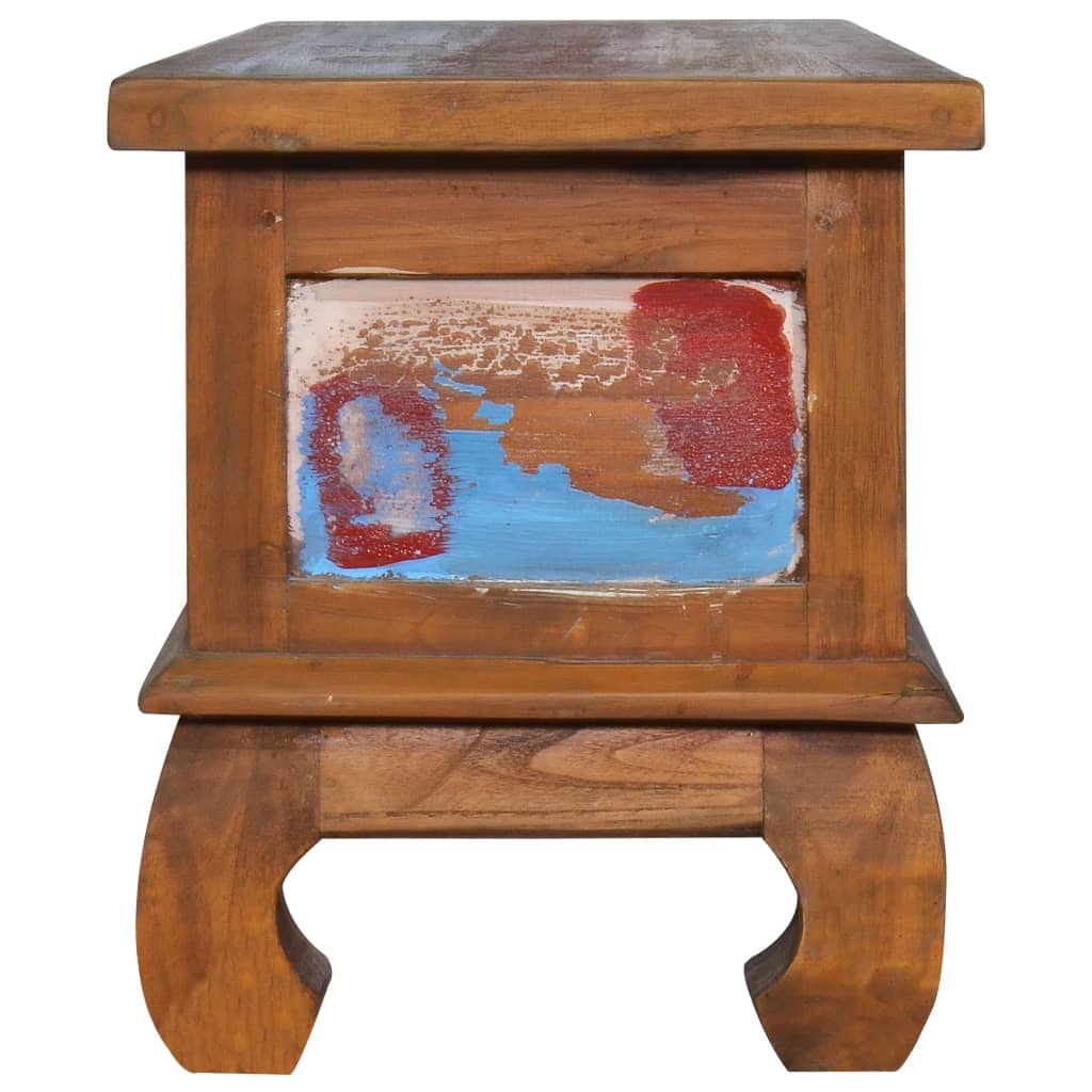 VidaXL Tv-meubel 110x35x40 cm massief teakhout