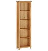 vidaXL Boekenkast 52x22,5x170 cm massief eikenhout