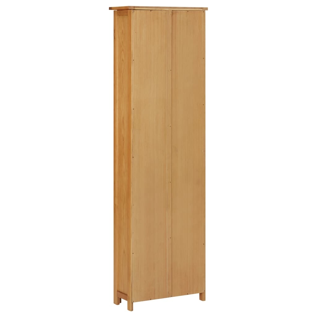 vidaXL Boekenkast 52x22,5x170 cm massief eikenhout