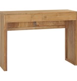 VidaXL Wandtafel 100x35x75 cm massief teakhout