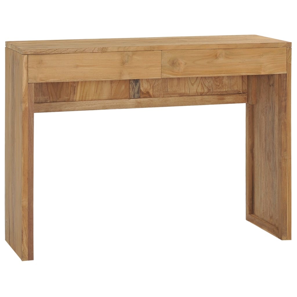 VidaXL Wandtafel 100x35x75 cm massief teakhout