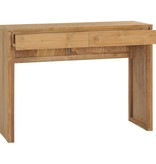VidaXL Wandtafel 100x35x75 cm massief teakhout