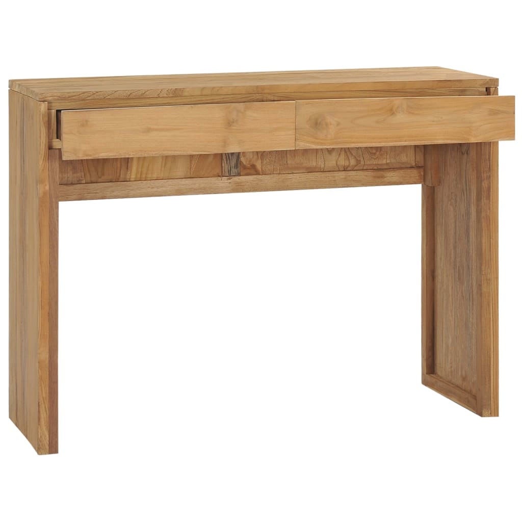 VidaXL Wandtafel 100x35x75 cm massief teakhout