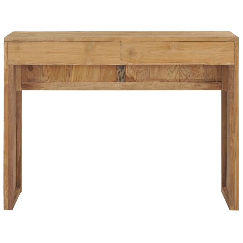VidaXL Wandtafel 100x35x75 cm massief teakhout