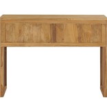 VidaXL Wandtafel 100x35x75 cm massief teakhout