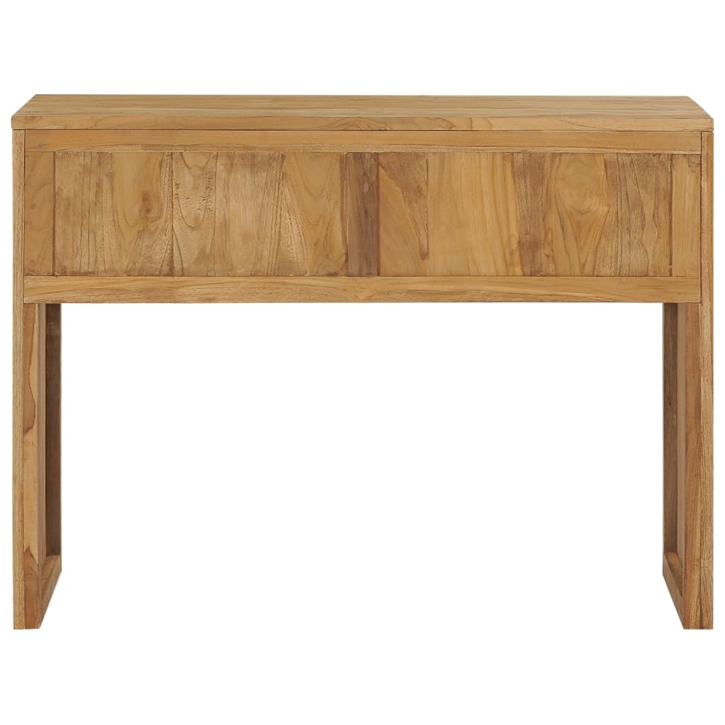 VidaXL Wandtafel 100x35x75 cm massief teakhout