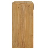 VidaXL Wandtafel 100x35x75 cm massief teakhout