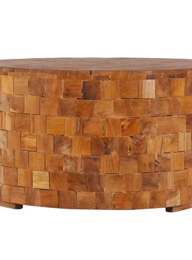 VidaXL Salontafel 60x60x35 cm massief teakhout