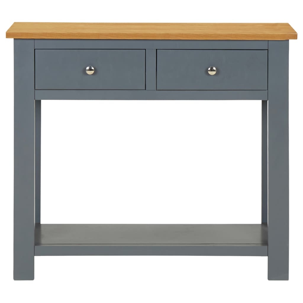 VidaXL Wandtafel 83x30x73 cm massief eikenhout