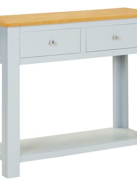 VidaXL Wandtafel 83x30x73 cm massief eikenhout