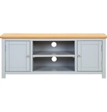 VidaXL Tv-meubel 120x35x48 cm massief eikenhout