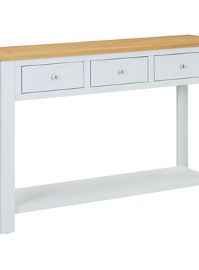 VidaXL Wandtafel 118x35x77 cm massief eikenhout
