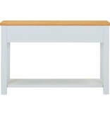 VidaXL Wandtafel 118x35x77 cm massief eikenhout