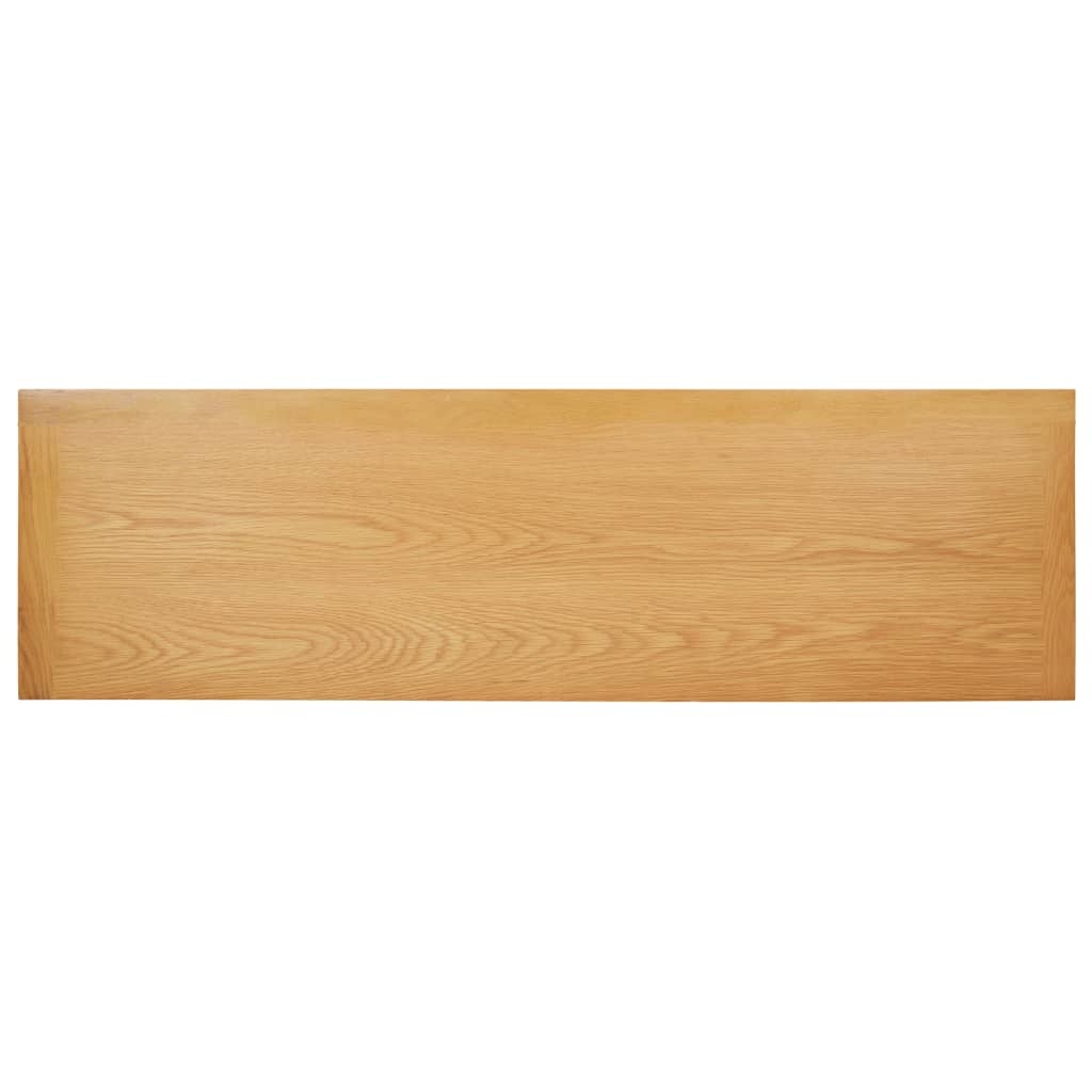 VidaXL Wandtafel 118x35x77 cm massief eikenhout