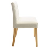 VidaXL Bankje 140 cm stof crème