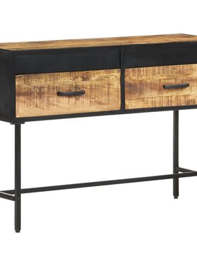 VidaXL Wandtafel 110x35x75 cm ruw mangohout