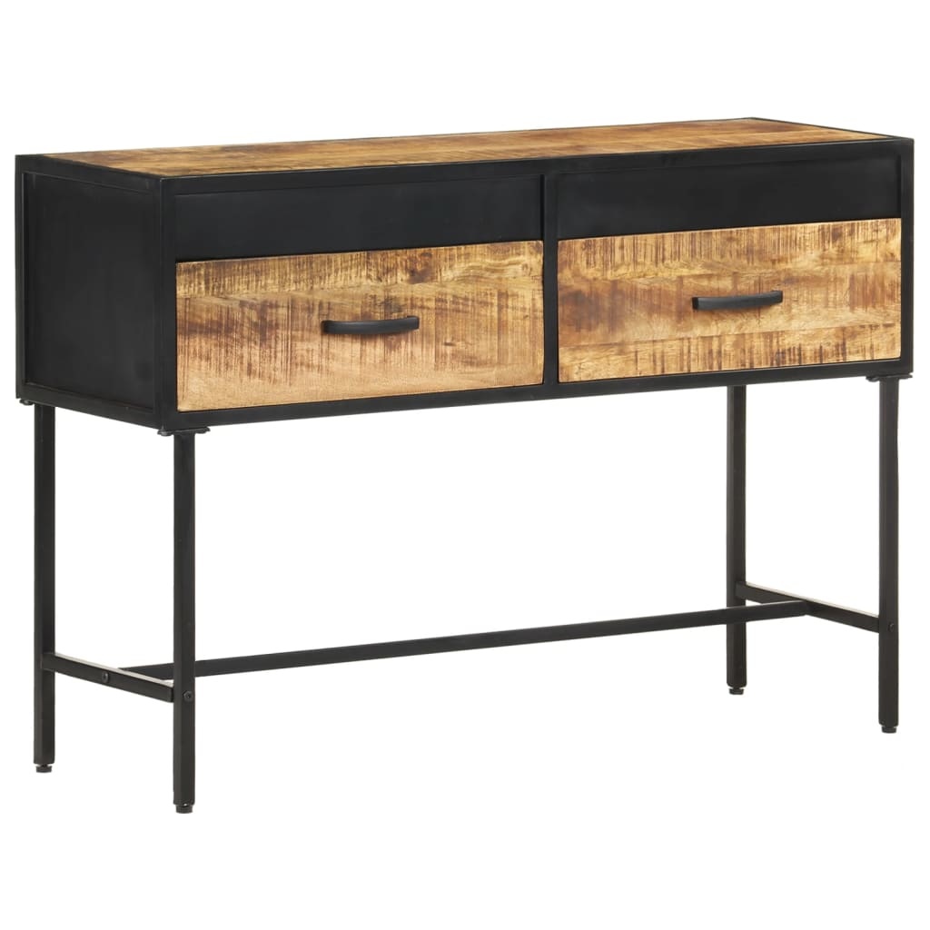 VidaXL Wandtafel 110x35x75 cm ruw mangohout