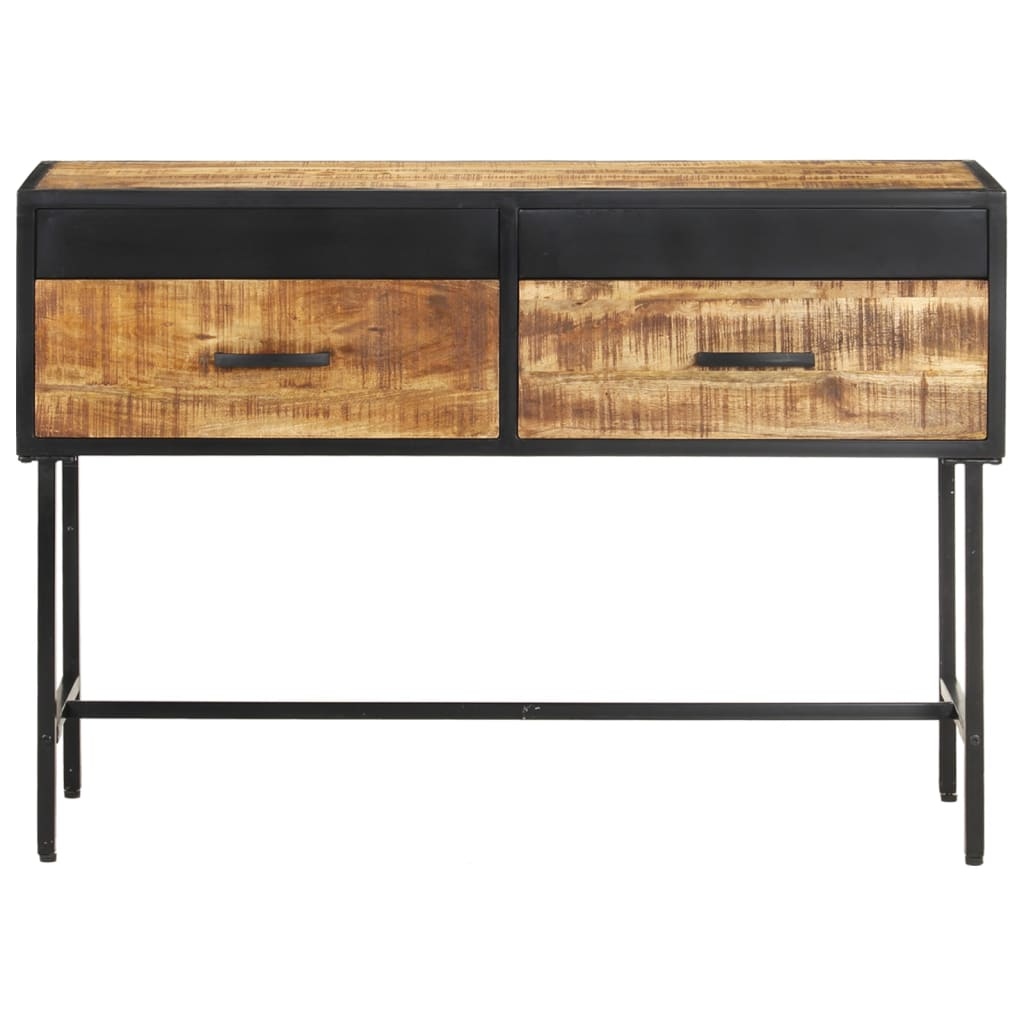 VidaXL Wandtafel 110x35x75 cm ruw mangohout