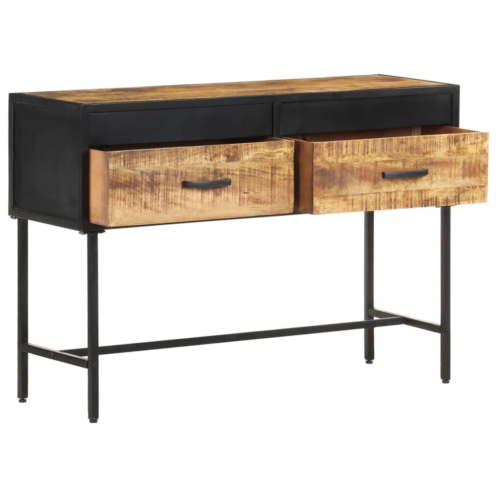 VidaXL Wandtafel 110x35x75 cm ruw mangohout