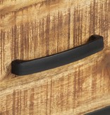 VidaXL Wandtafel 110x35x75 cm ruw mangohout