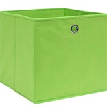 vidaXL Opbergboxen 10 st 32x32x32 cm stof groen