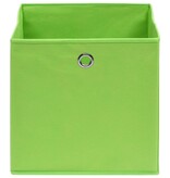 VidaXL Opbergboxen 10 st 32x32x32 cm stof groen
