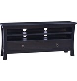 VidaXL Tv-meubel 100x30x45 cm massief mahoniehout lichtkoffiekleurig