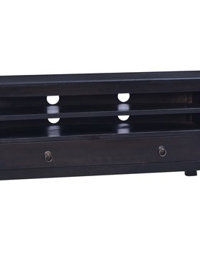 VidaXL Tv-meubel 100x30x45 cm massief mahoniehout lichtkoffiekleurig