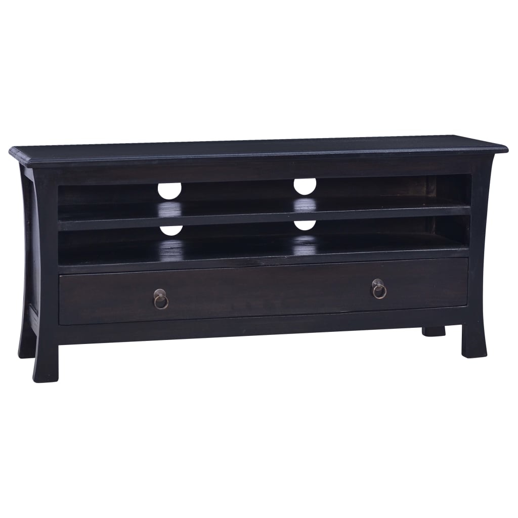 VidaXL Tv-meubel 100x30x45 cm massief mahoniehout lichtkoffiekleurig