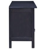 VidaXL Tv-meubel 100x30x45 cm massief mahoniehout lichtkoffiekleurig