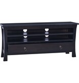 VidaXL Tv-meubel 100x30x45 cm massief mahoniehout lichtkoffiekleurig