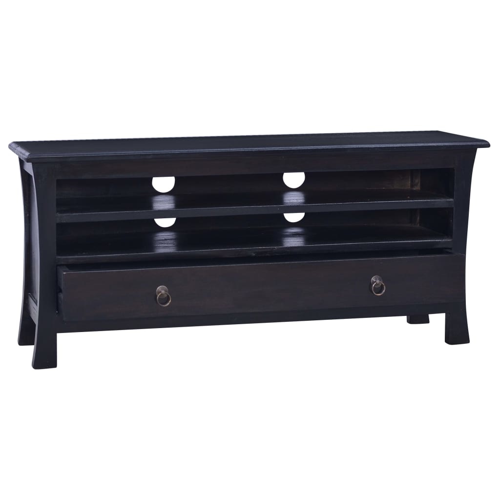 VidaXL Tv-meubel 100x30x45 cm massief mahoniehout lichtkoffiekleurig