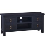 VidaXL Tv-meubel 100x30x45 cm massief mahoniehout lichtkoffiekleurig
